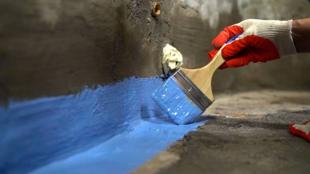 Commercial Waterproofing project at a Independence, KY business property by SJ Waterproofing Pros
